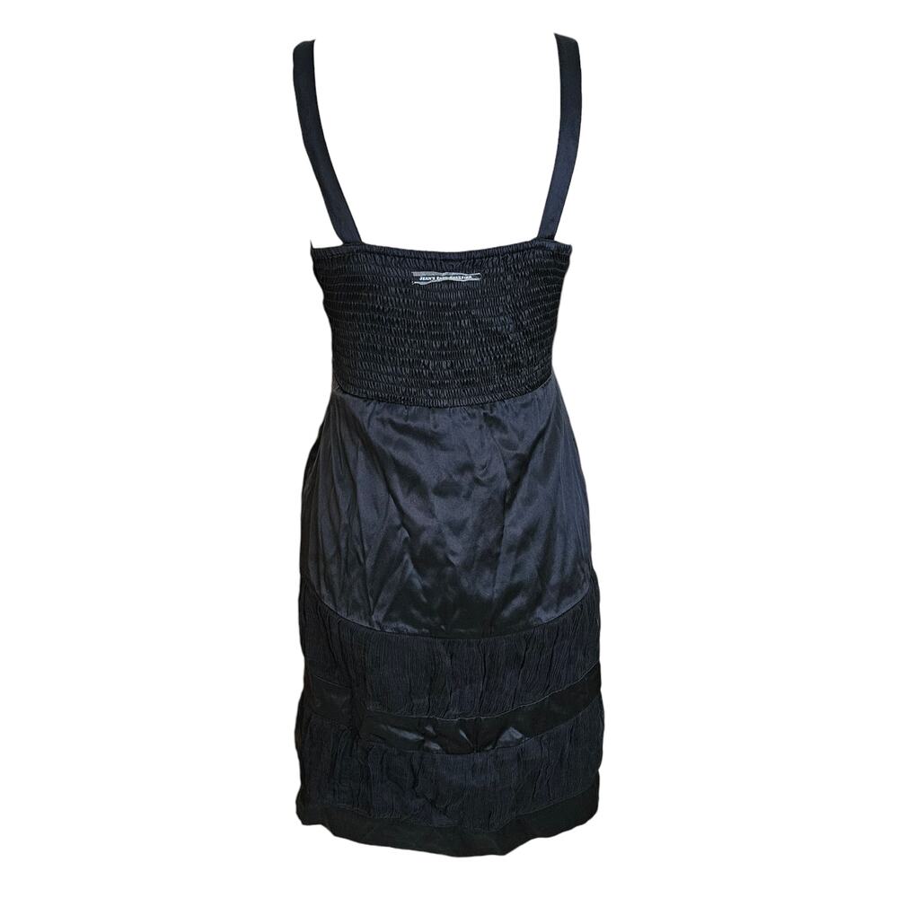 Y2k Jean Paul Gaultier Silk Buckle Mini Dress - Size Small (IT 42) - Picture 2 of 10
